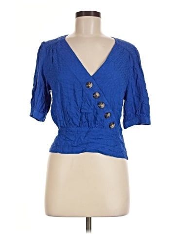 Maeve by Anthropologie Short Sleeve Blouse (view 1)