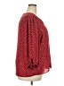 Olivia Grey 100% Polyester Burgundy 3/4 Sleeve Blouse Size XXL - photo 4