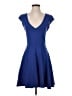 Eight Sixty Solid Blue Cocktail Dress Size S - photo 1