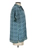Max Studio 100% Polyester Paisley Teal Short Sleeve Blouse Size XS - photo 4