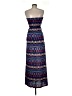 Justify Print Blue Casual Dress Size M - photo 2