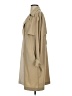 H By Halston Ivory Tan Trenchcoat Size S - photo 5