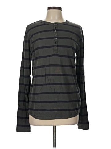 Diesel Long Sleeve Henley (view 1)