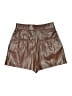Zara Metallic Brown Shorts Size S - photo 2