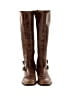 Coconuts 100% Leather Black Brown Boots Size 6 1/2 - photo 2