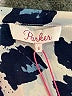 Parker 100% Polyester Blue 3/4 Sleeve Blouse Size S - photo 4