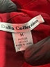 Dalia Collection 100% Polyester Burgundy Long Sleeve Blouse Size M - photo 7