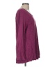 Soft Surroundings 100% Cotton Purple Pullover Sweater Size M - photo 4