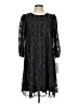 Calvin Klein 100% Polyester Black Casual Dress Size 10 - photo 1