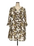 Hayden 100% Polyester Print Brown Casual Dress Size 2X - photo 1