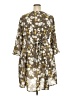 Hayden 100% Polyester Print Brown Casual Dress Size 2X - photo 2