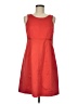 Merona Solid Red Casual Dress Size 8 - photo 1