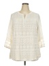 New Directions 100% Polyester Ivory Casual Dress Size 2X - photo 1