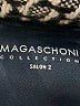 Magaschoni Houndstooth Gray Wool Coat Size S - photo 6