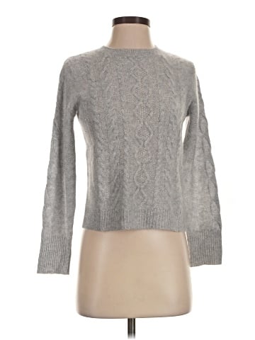 Aqua Cashmere Pullover Sweater (view 1)