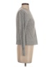 Aqua 100% Cashmere Gray Cashmere Pullover Sweater Size S - photo 4