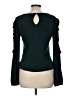 Cupio Solid Green Long Sleeve Blouse Size M - photo 2