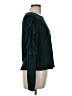 Cupio Solid Green Long Sleeve Blouse Size M - photo 4