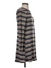 Jodi Kristopher Stripes Gray Casual Dress Size S - photo 4