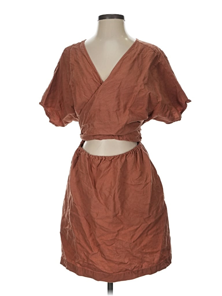 Pre-owned Vetta Casual Dress In Brown