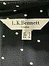 L.K. Bennett Polka Dots Black Long Sleeve Blouse Size 6 - photo 7