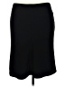 Marks & Spencer 100% Polyester Solid Black Formal Skirt Size 16 - photo 2