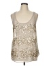 Old Navy Silver Sleeveless Blouse Size XL - photo 1