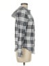 No Comment Plaid Silver Long Sleeve Blouse Size M - photo 4