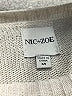 Nic + Zoe Ivory Pullover Sweater Size M - photo 7