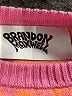 Brandon Maxwell 100% Wool Houndstooth Orange Wool Pullover Sweater Size L - photo 7