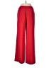 Metrostyle 100% Polyester Solid Red Dress Pants Size 8 - photo 2