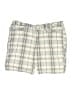 Grane Plaid Ivory Shorts Size 13 - photo 1