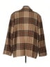 Evan Picone Plaid Brown Coat Size S - photo 2