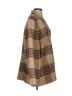 Evan Picone Plaid Brown Coat Size S - photo 4