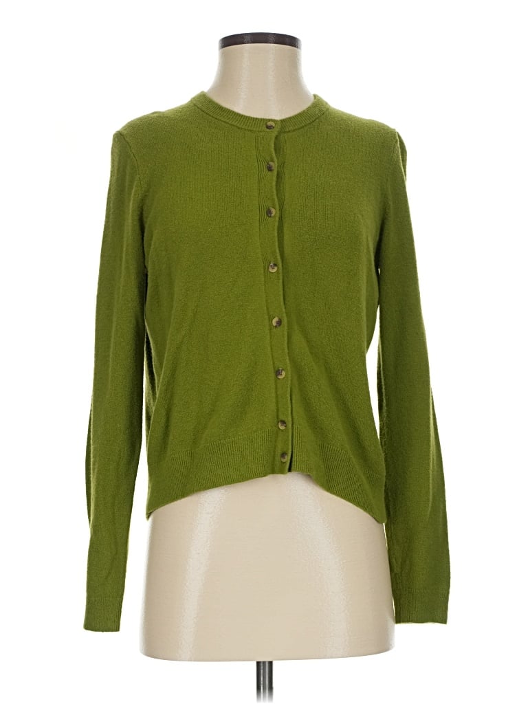 Pre-owned Gap Cardigan Sweater In Green
