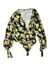 ASOS Floral Green Long Sleeve Blouse Size 8 - photo 1