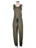 Universal Thread 100% Cotton Solid Green Jumpsuit Size S - photo 1