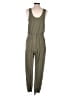 Universal Thread 100% Cotton Solid Green Jumpsuit Size S - photo 2