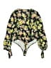 ASOS Floral Green Long Sleeve Blouse Size 8 - photo 2
