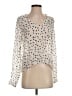 Bella Dahl 100% Rayon Ivory 3/4 Sleeve Blouse Size S - photo 1