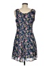 Worthington 100% Polyester Floral Blue Casual Dress Size 8 Petite - photo 2