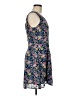 Worthington 100% Polyester Floral Blue Casual Dress Size 8 Petite - photo 4