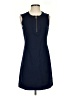 Tory Burch Solid Blue Casual Dress Size S - photo 1