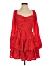 Francesca's 100% Polyester Red Cocktail Dress Size S - photo 1