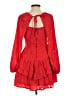 Francesca's 100% Polyester Red Cocktail Dress Size S - photo 2