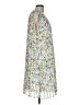 Max Studio 100% Polyester Floral Green Casual Dress Size L - photo 4