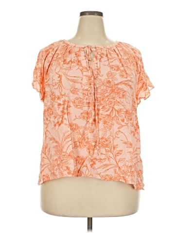 Como Blu Short Sleeve Blouse (view 1)