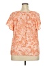 Como Blu Orange Short Sleeve Blouse Size 2X - photo 2