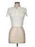 Zara Ivory Short Sleeve Top Size M - photo 1