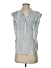 Joe Fresh Blue Sleeveless Blouse Size XS - photo 1